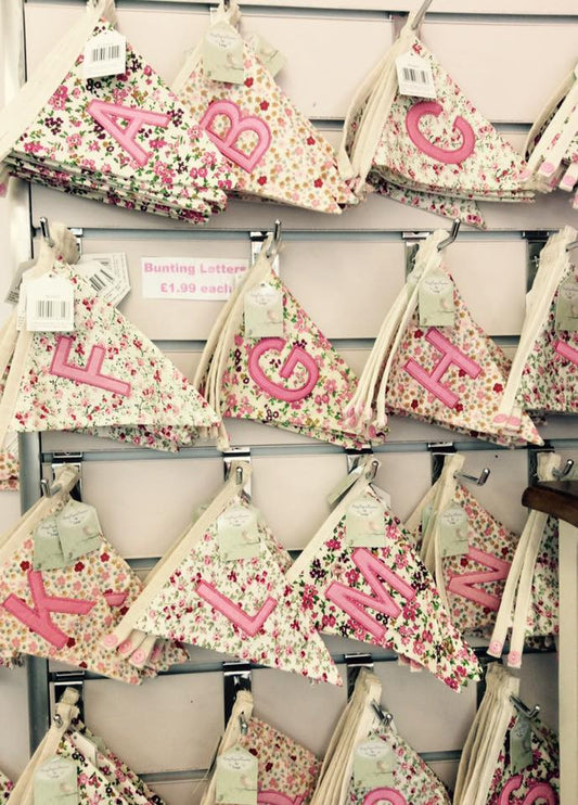 LETTER BUNTING FLAGS