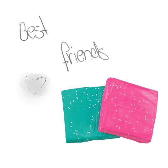 TOPModel Kneadable Eraser With Glitter