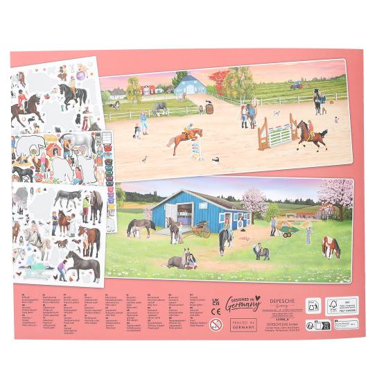 Create Your Happy Horses Colouring Book