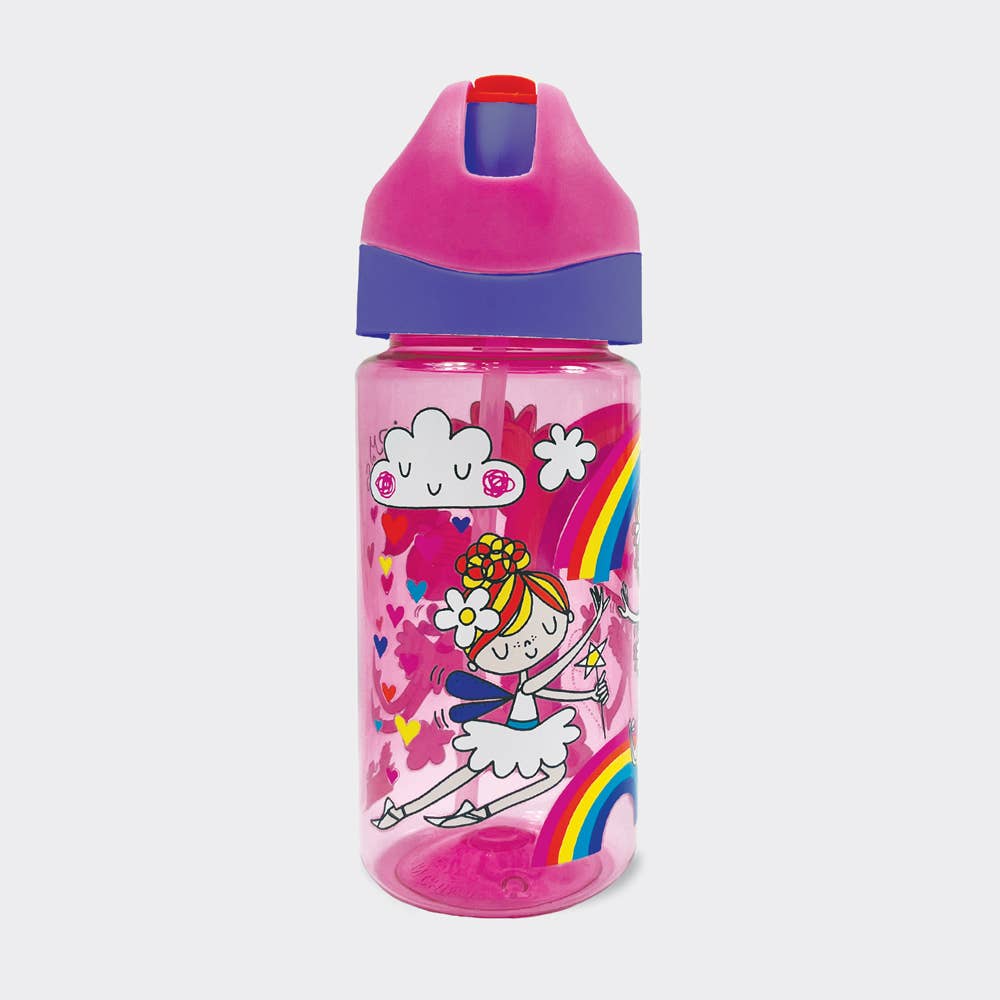 Children's Water Bottle With Straw - Fairy Friends