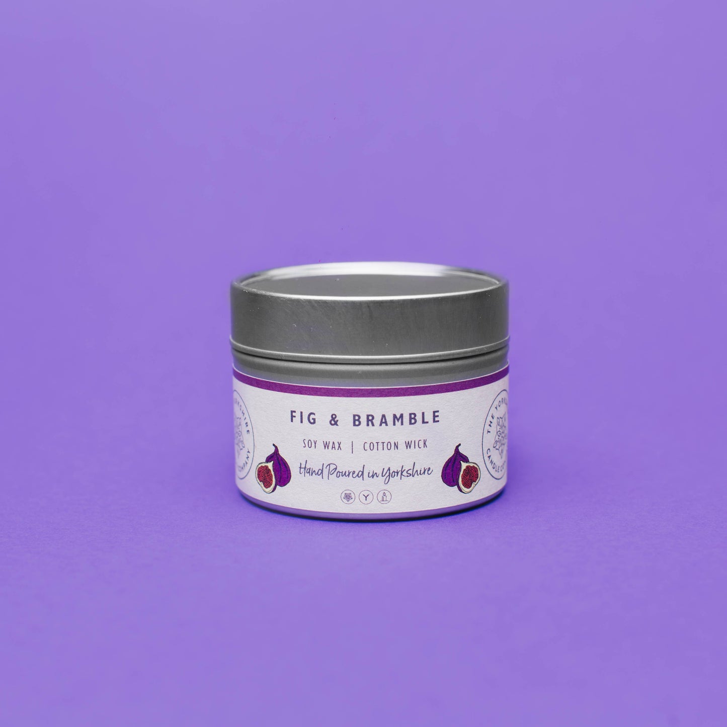 Fig & Bramble Small Tin | Scented Candle | Soy Wax
