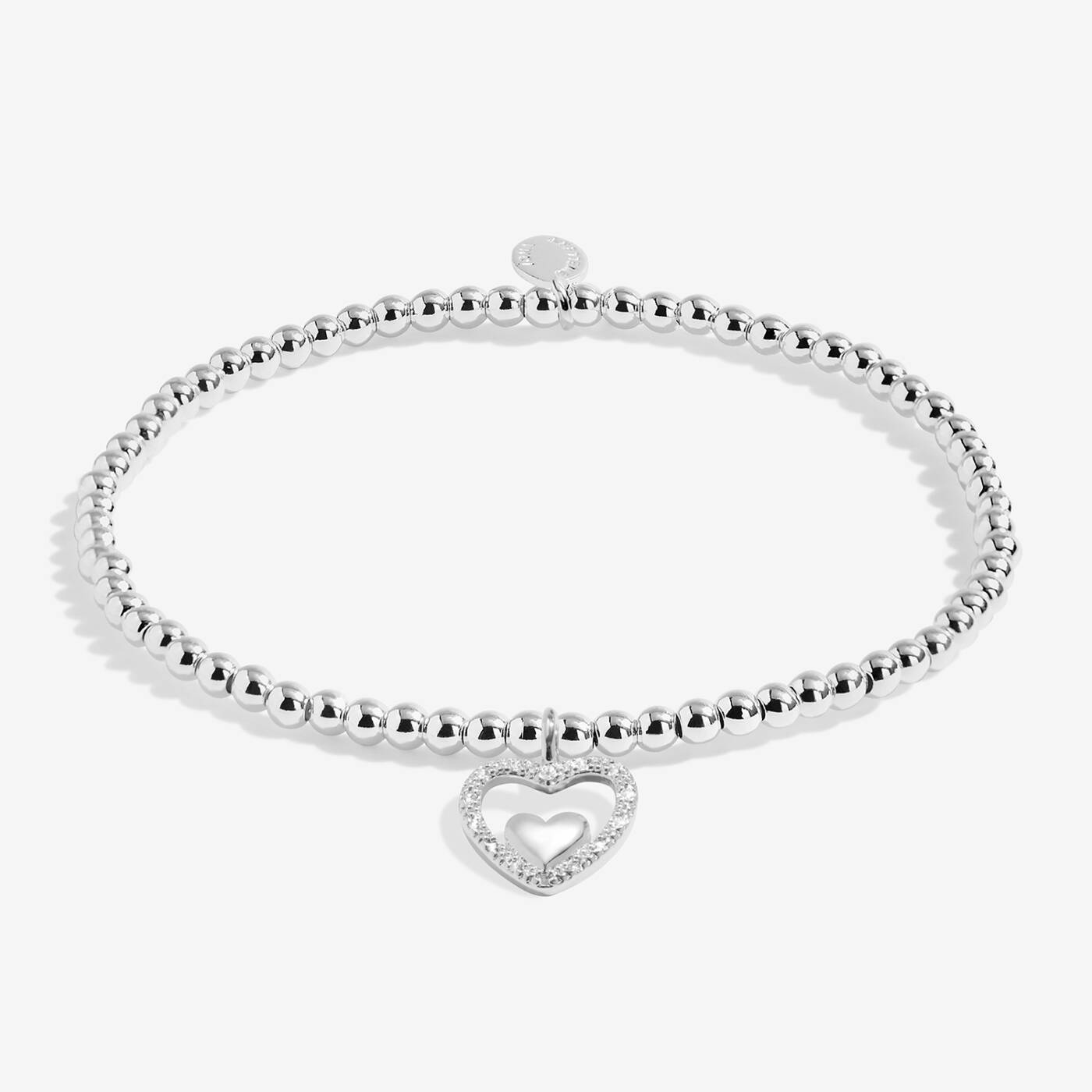 A Little 'Happy Birthday Nan' Bracelet In Silver Plating