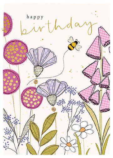 Paperlink - Meadow Birthday Card - ENF001