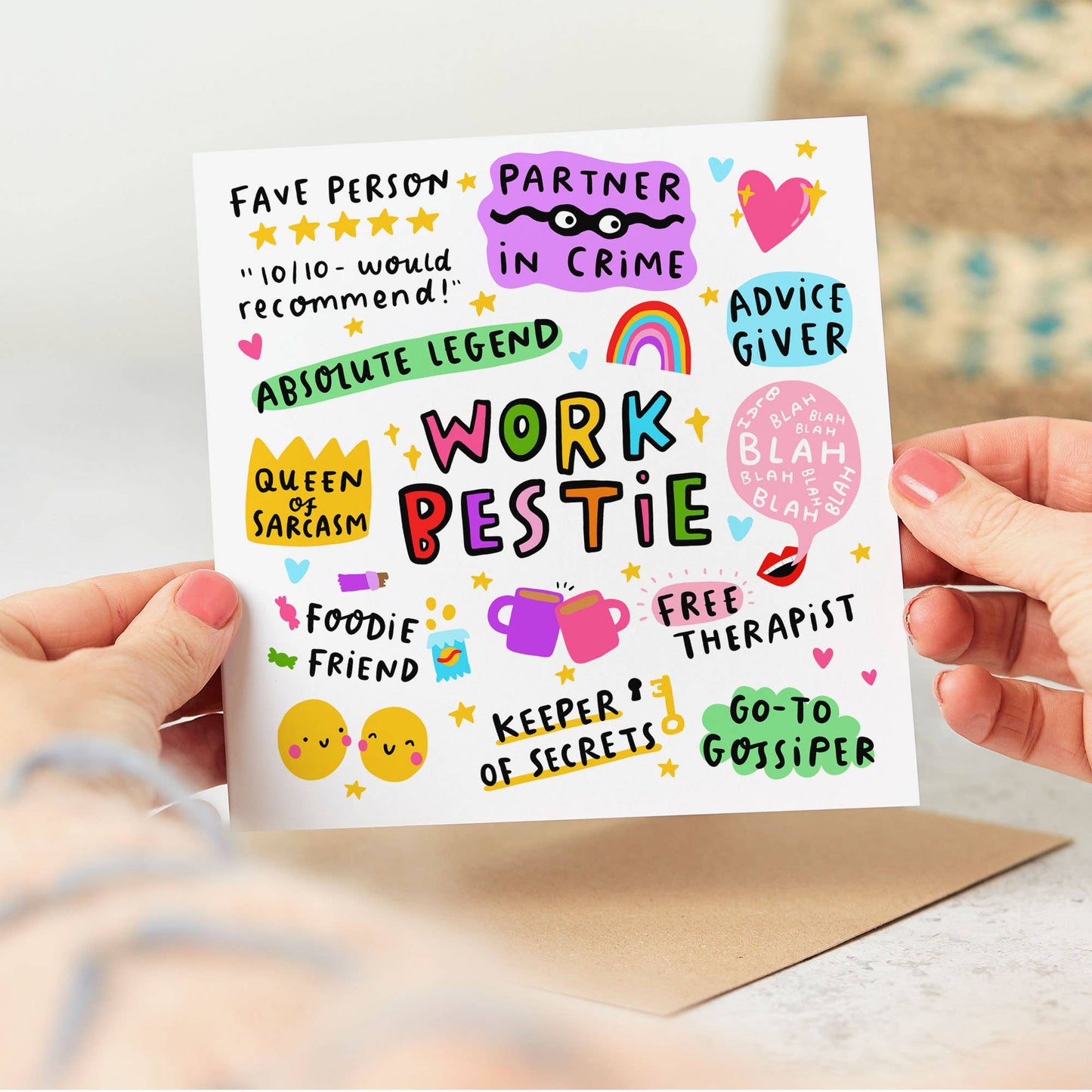 Work Bestie Card