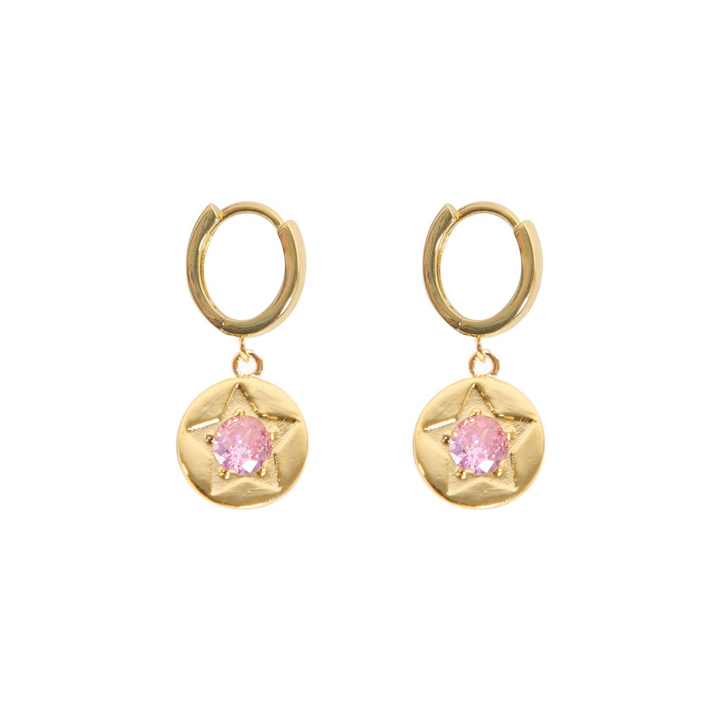 Loxy Lane - 2004416 Pink Crystal Earrings