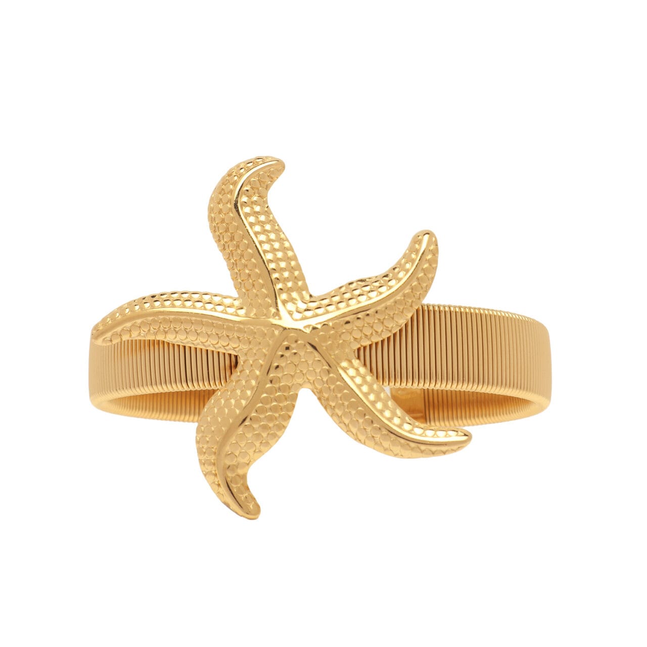 Gold Starfish Bangle - 2147807