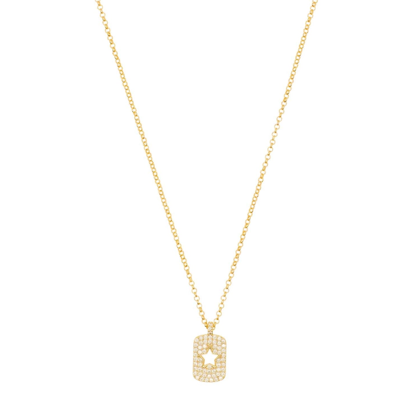 Necklace - Crystal Disk Pendant