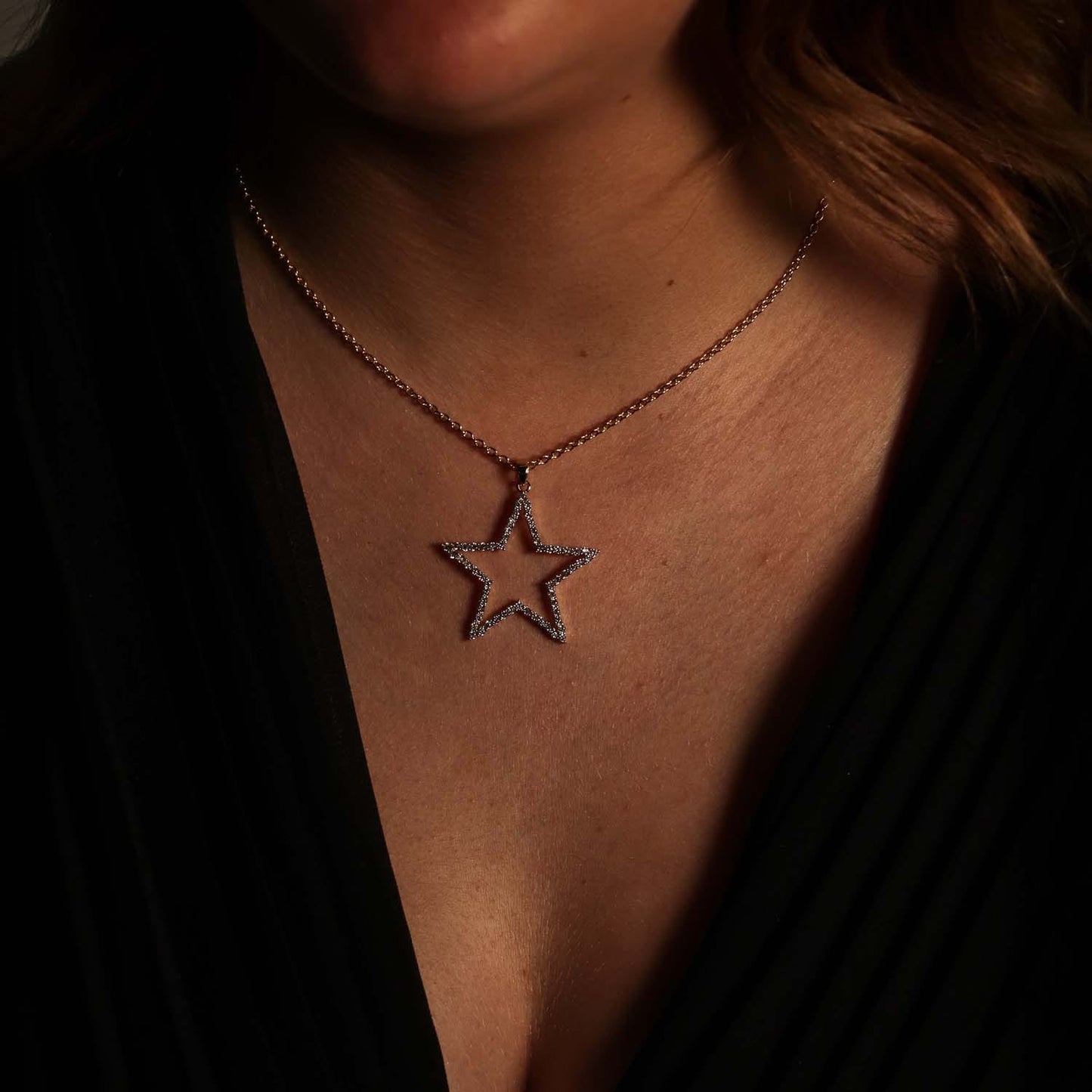 Necklace Star Gold Plated