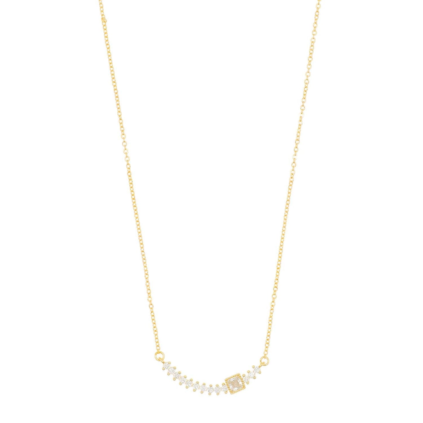 Necklace - Curve Bar