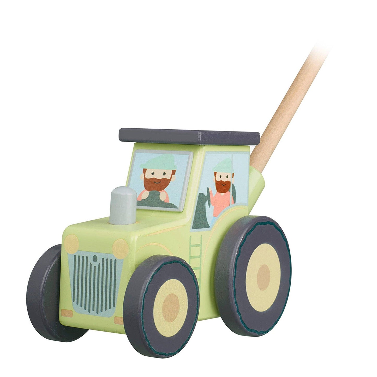 NEW! Tractor Wooden Boxed Push Along