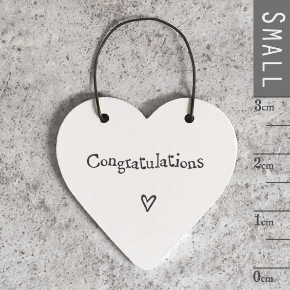 Mini Heart - 2914 Congratulations