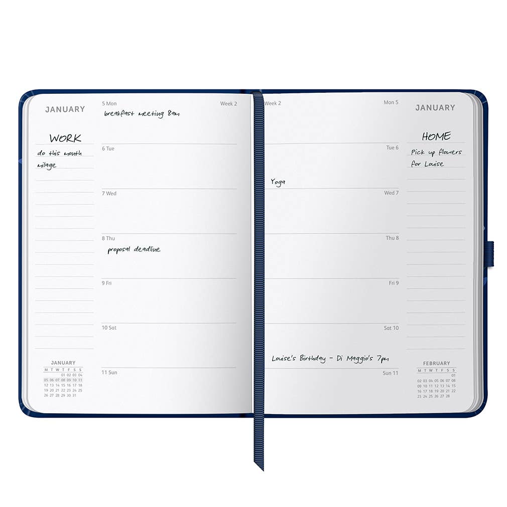 2026 Diary | Busy Life Diary & Weekly Planner | Birds Design