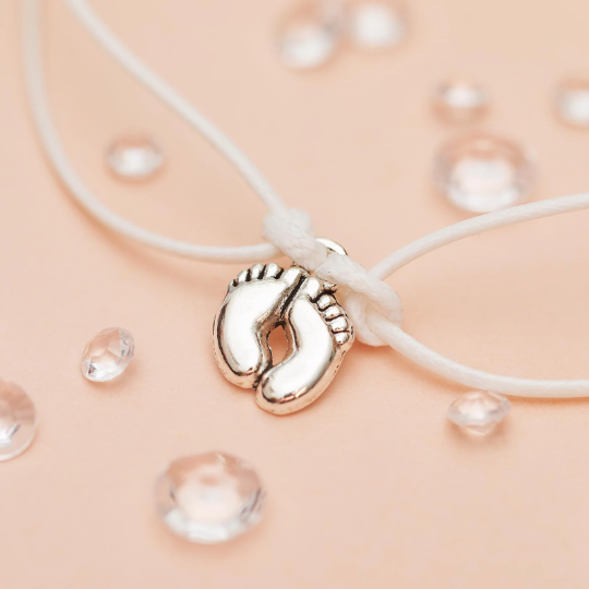 Mummy To Be Baby Feet Bracelet