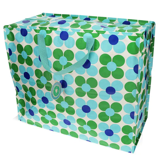 Rex Storage bag - Blue and Green Dasiy