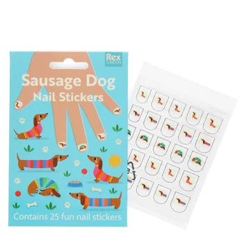 Children's Nail Stickers - Sausage Dog