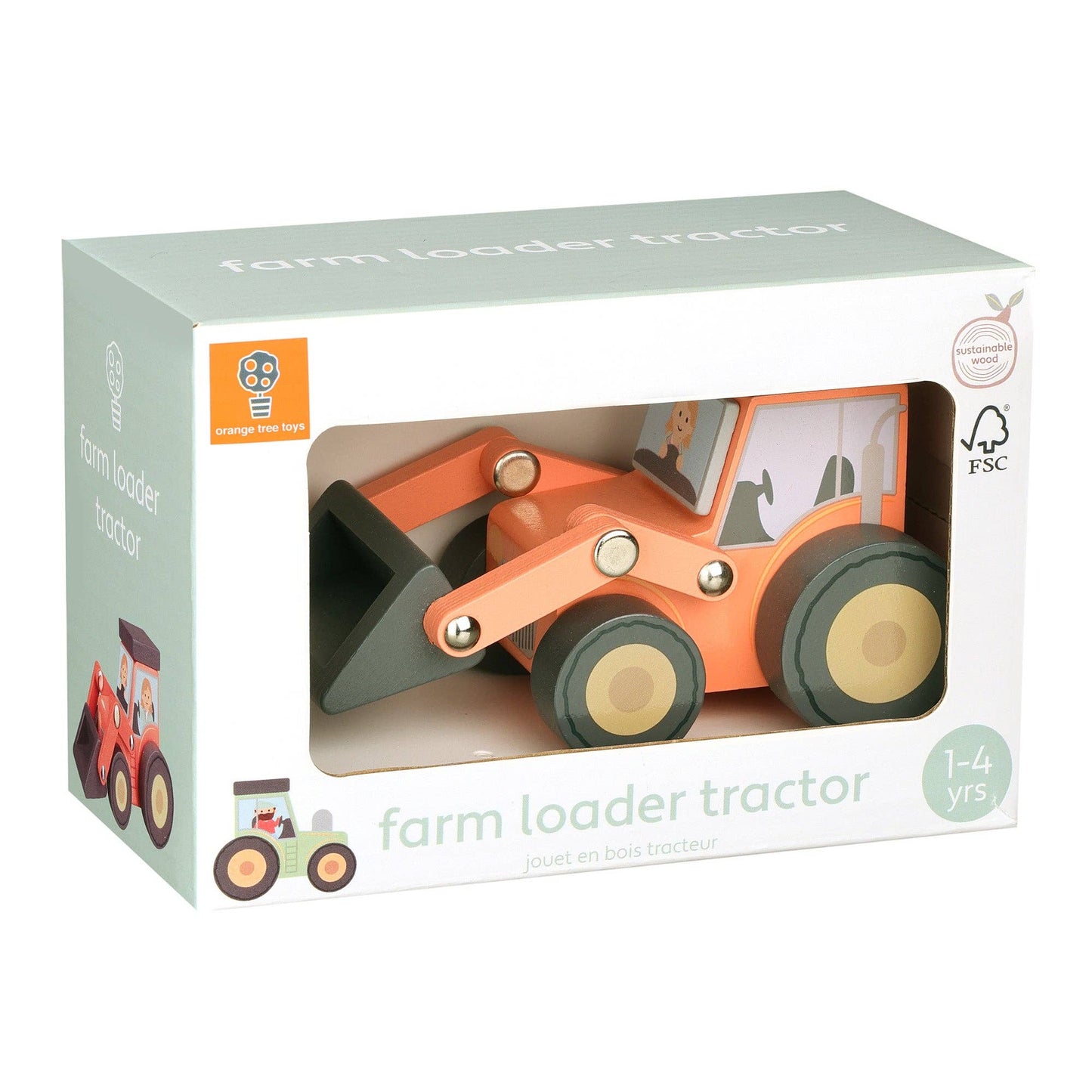 NEW! Farm Wooden Loader Tractor