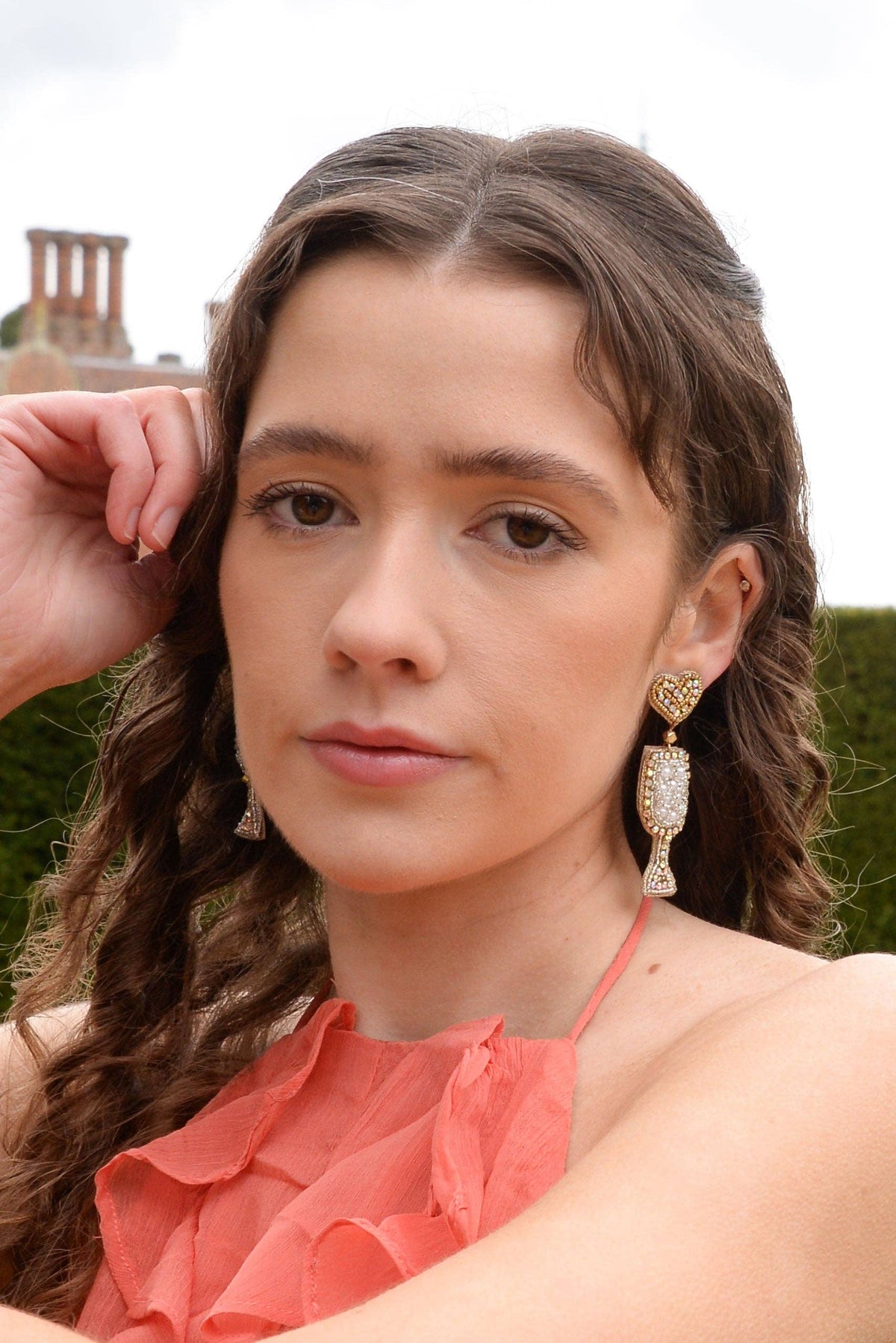 WHITE WINE SPRITZER EARRINGS