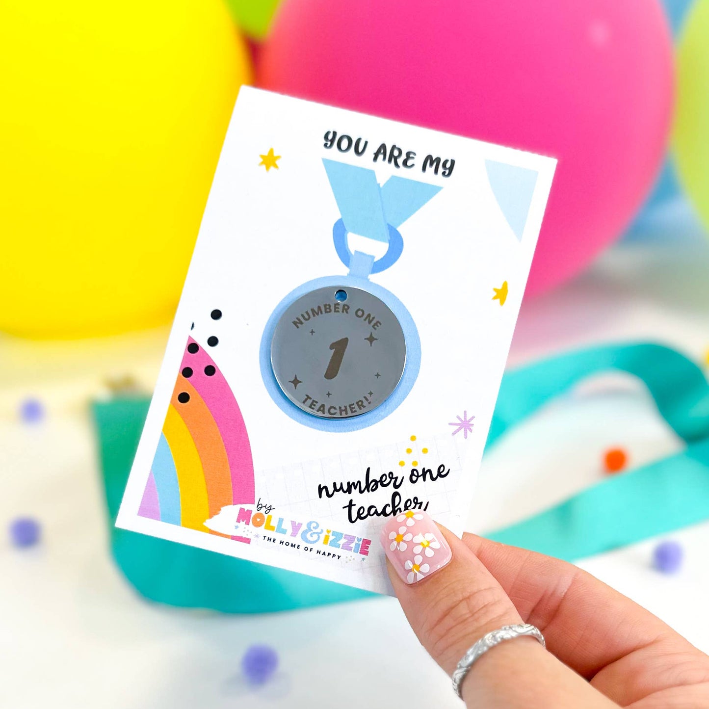 Number 1 Teacher Medal