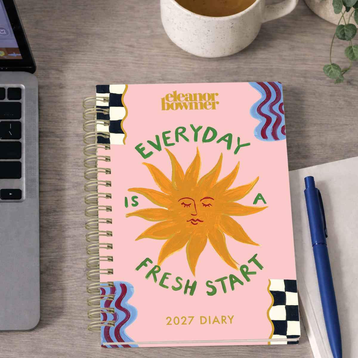 Eleanor Bowmer 2027 Affirmations A5 Wiro Diary