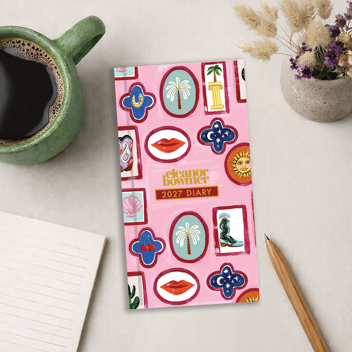 Eleanor Bowmer 2027 Electric Coast Slim Diary