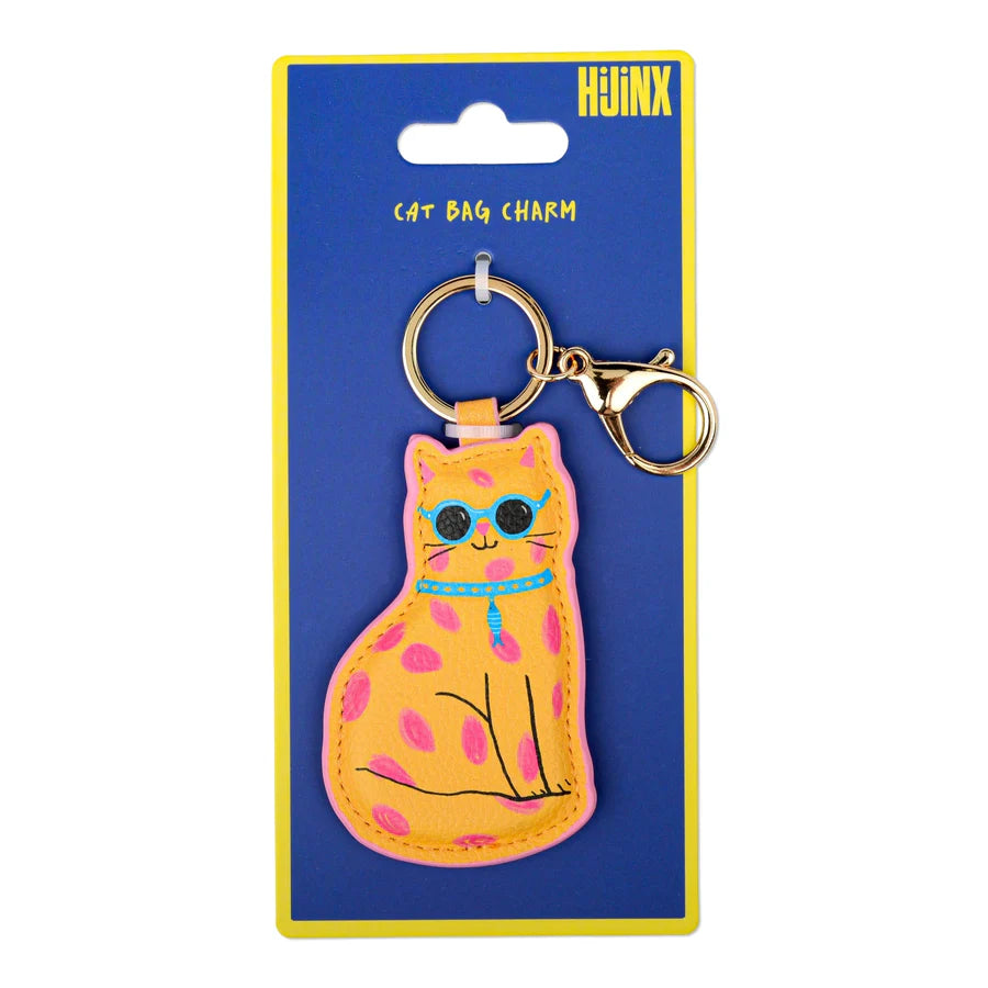 HiJinx Leatherette Cat Bag Charm