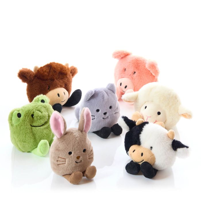 Sale - Plush Beanie Moo Cow