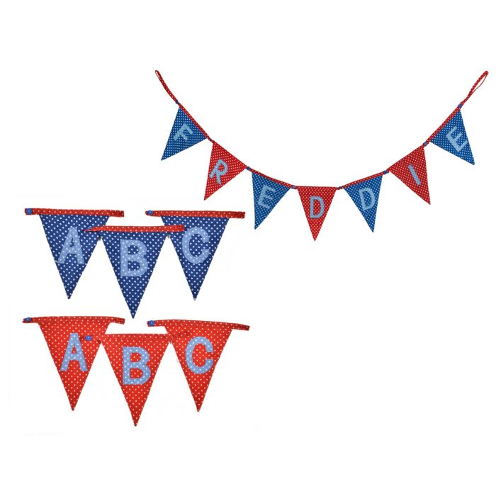 Langs - Blue Polkadot Bunting Flags