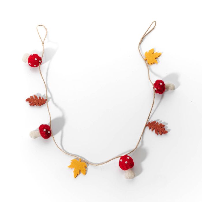 Langs - Toadstool Tales Mushroom & Leaf Bunting