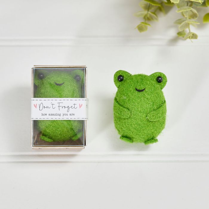 A Tiny Handmade Frog