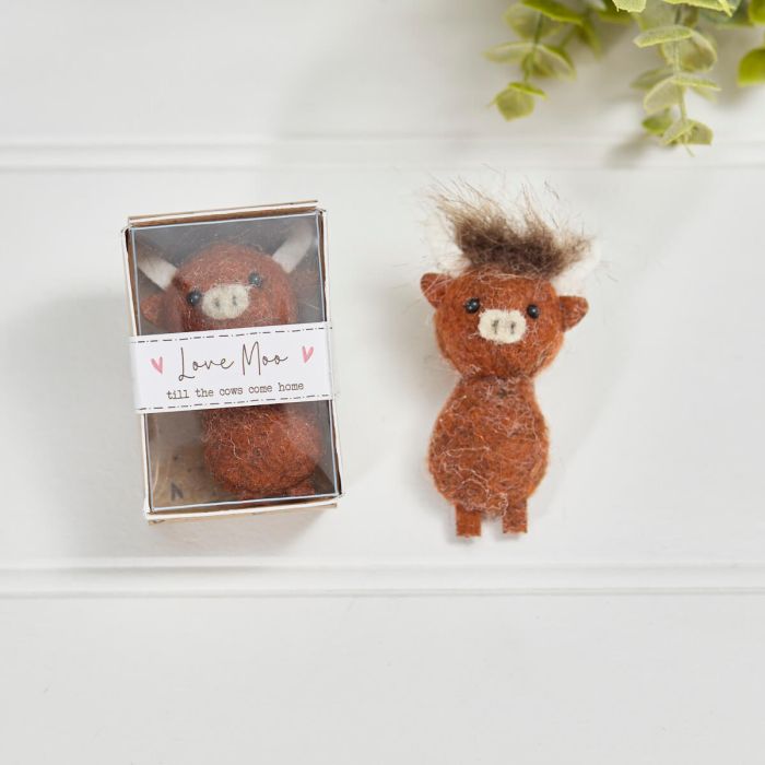 A Tiny Handmade Highland Cow