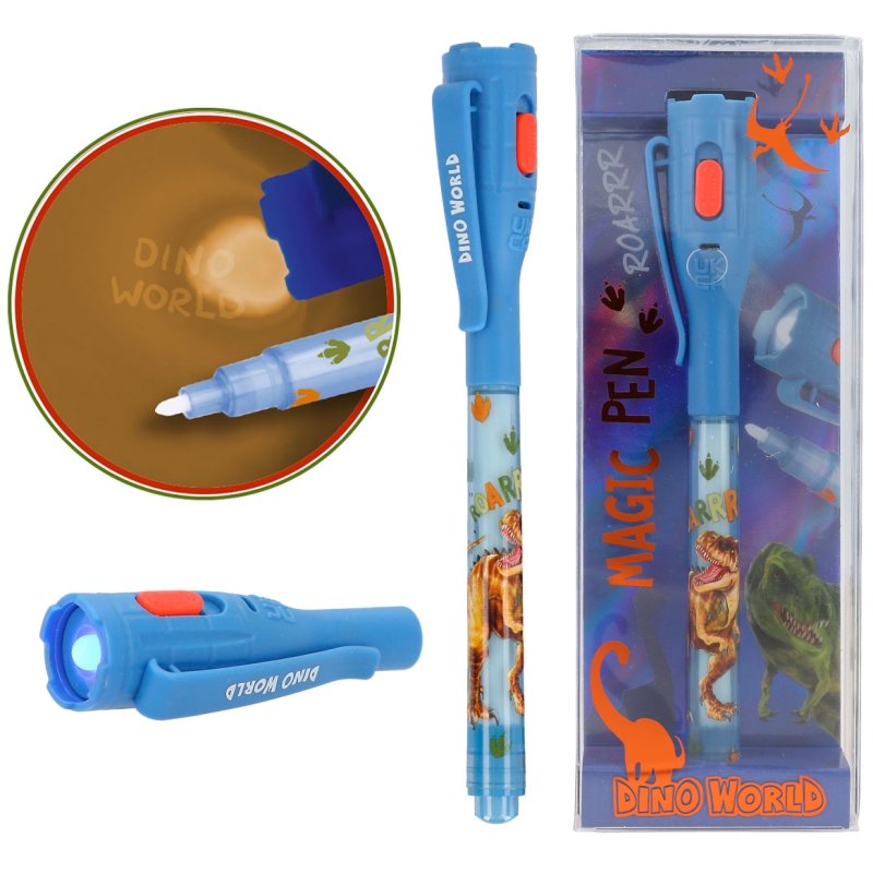 Dino World Secret Pen with LED Light