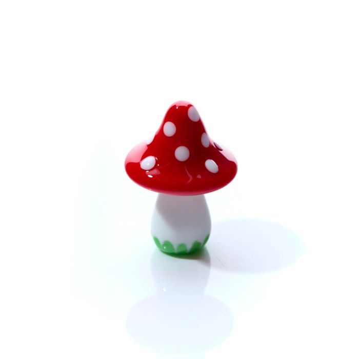 Glass Mushroom Ornament