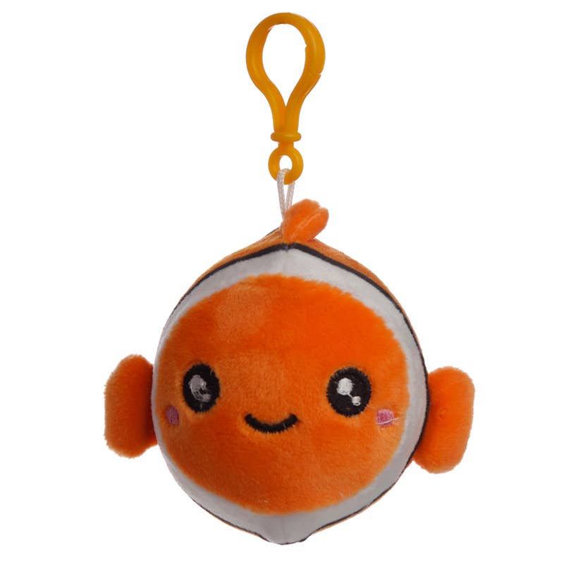 Adoramals Cuddlies Squishy Plush Sealife Keyring