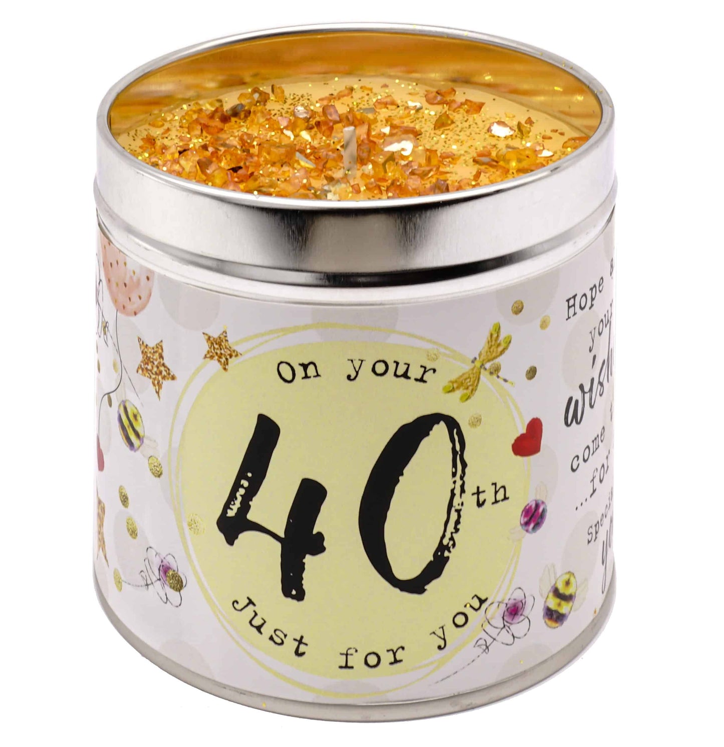 JUST BECAUSE AGE CANDLES – 40TH