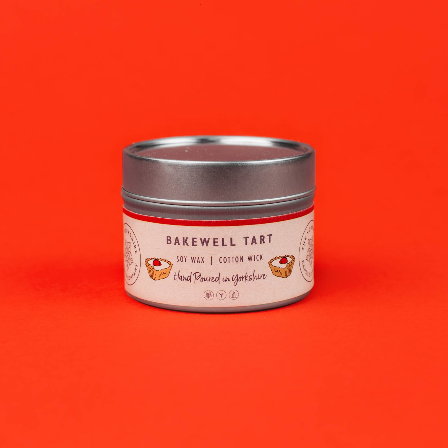 Bakewell Tart Small Tin | Scented Candle | Soy Wax