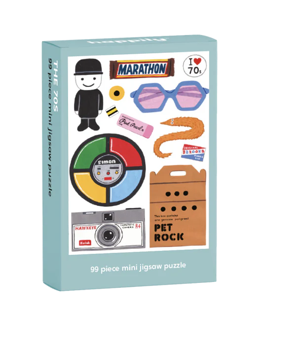 Sale - In the 70's - 99 Piece Mini Jigsaw Puzzle