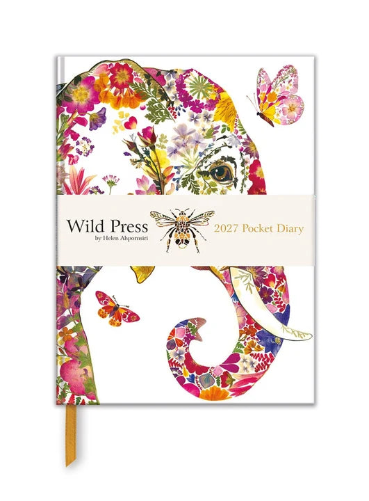 2027 A6 Diary -Elephant Petals