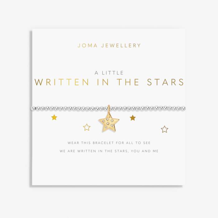 A Little 'Written In The Stars' Bracelet In Silver And Gold Plating