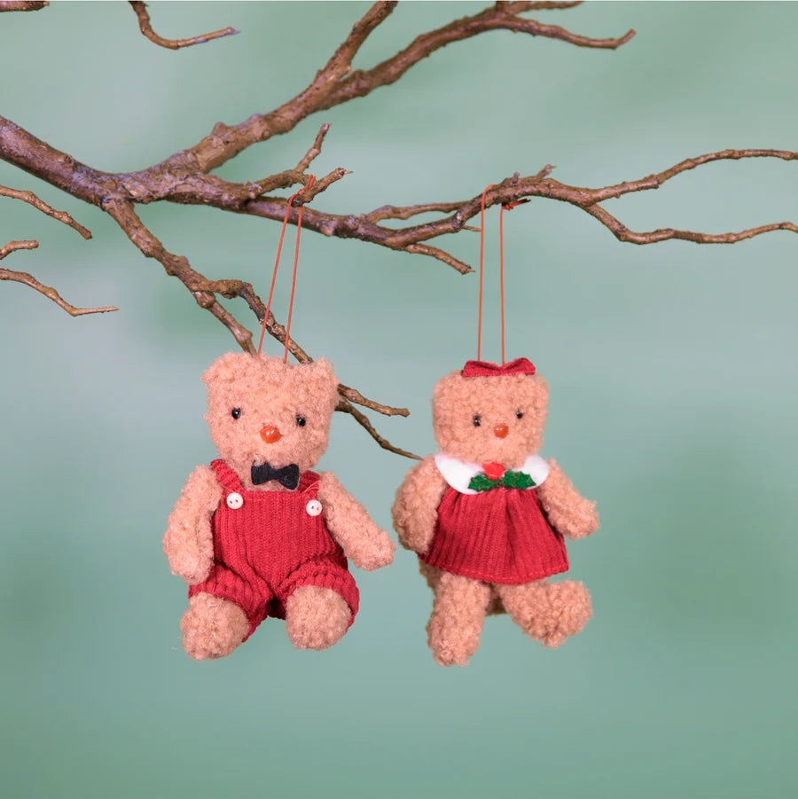 Festive Hanging Bears No2.