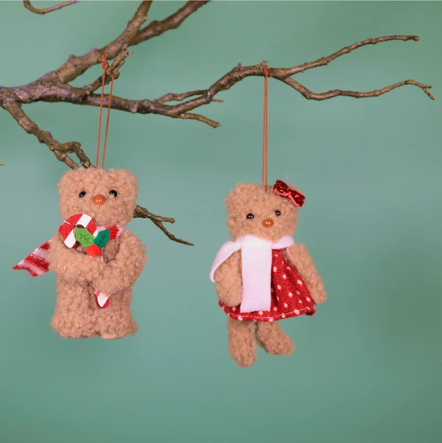 Festive Hanging Bears No4