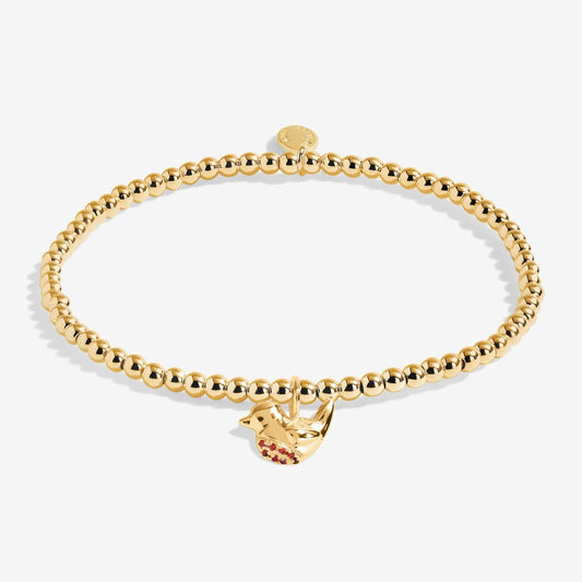 Joma Jewellery A Little Robins Appear Bracelet Gold