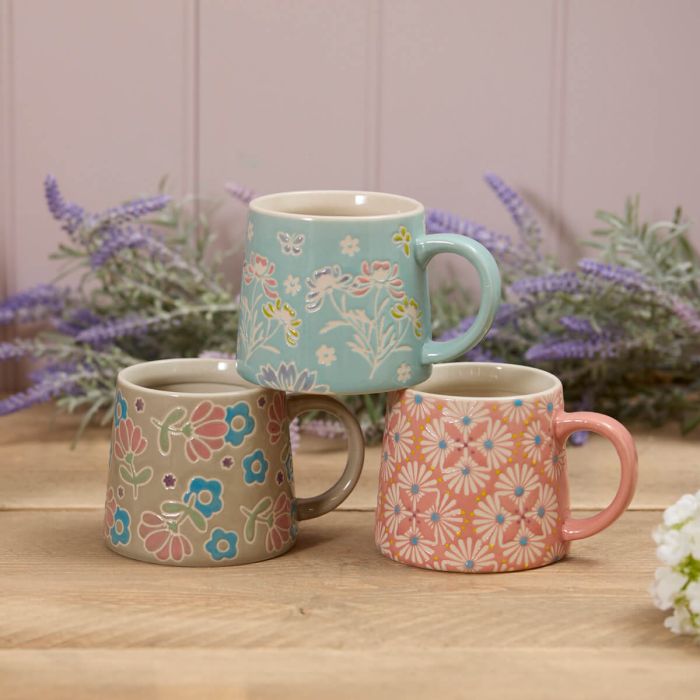 Abstract Debossed Mug