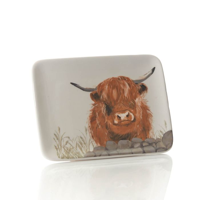 Highland Cow - Ceramic Trinket Dish