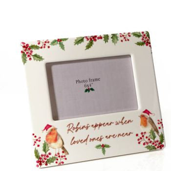 Langs - Festive Robins Appear Photo Frame