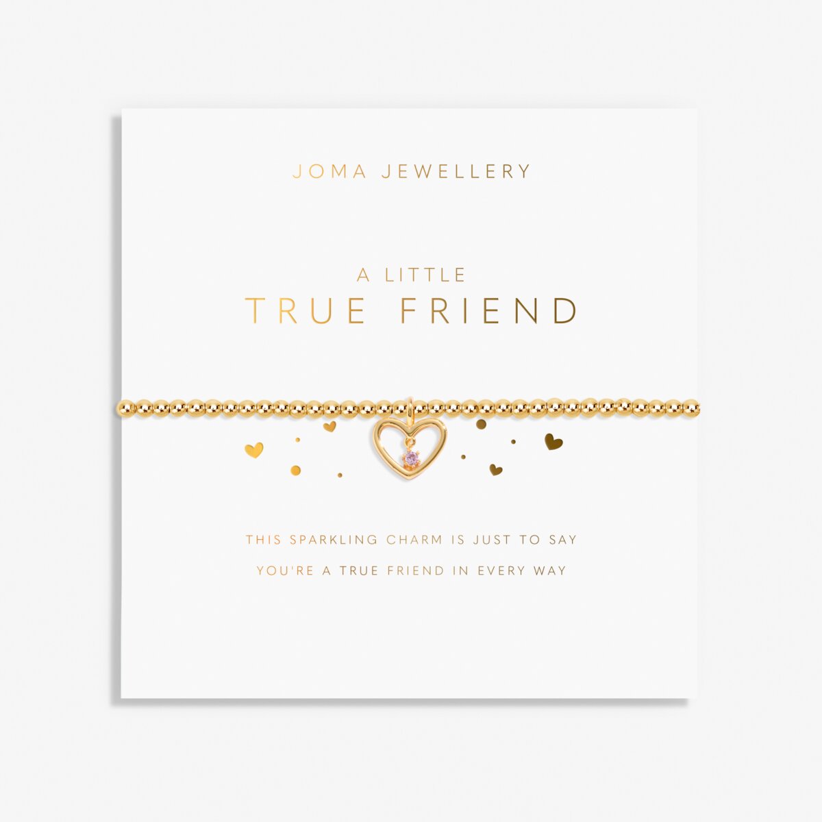 Joma Jewellery - A little True Friend Bracelet (Gold)