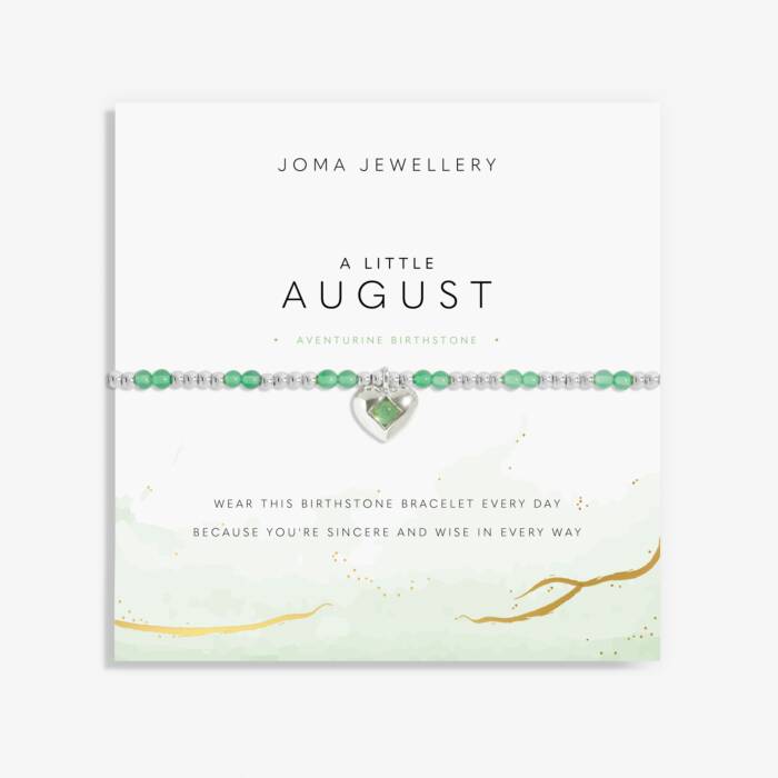Joma Jewellery - Birthstone A Little 'August' Bracelet