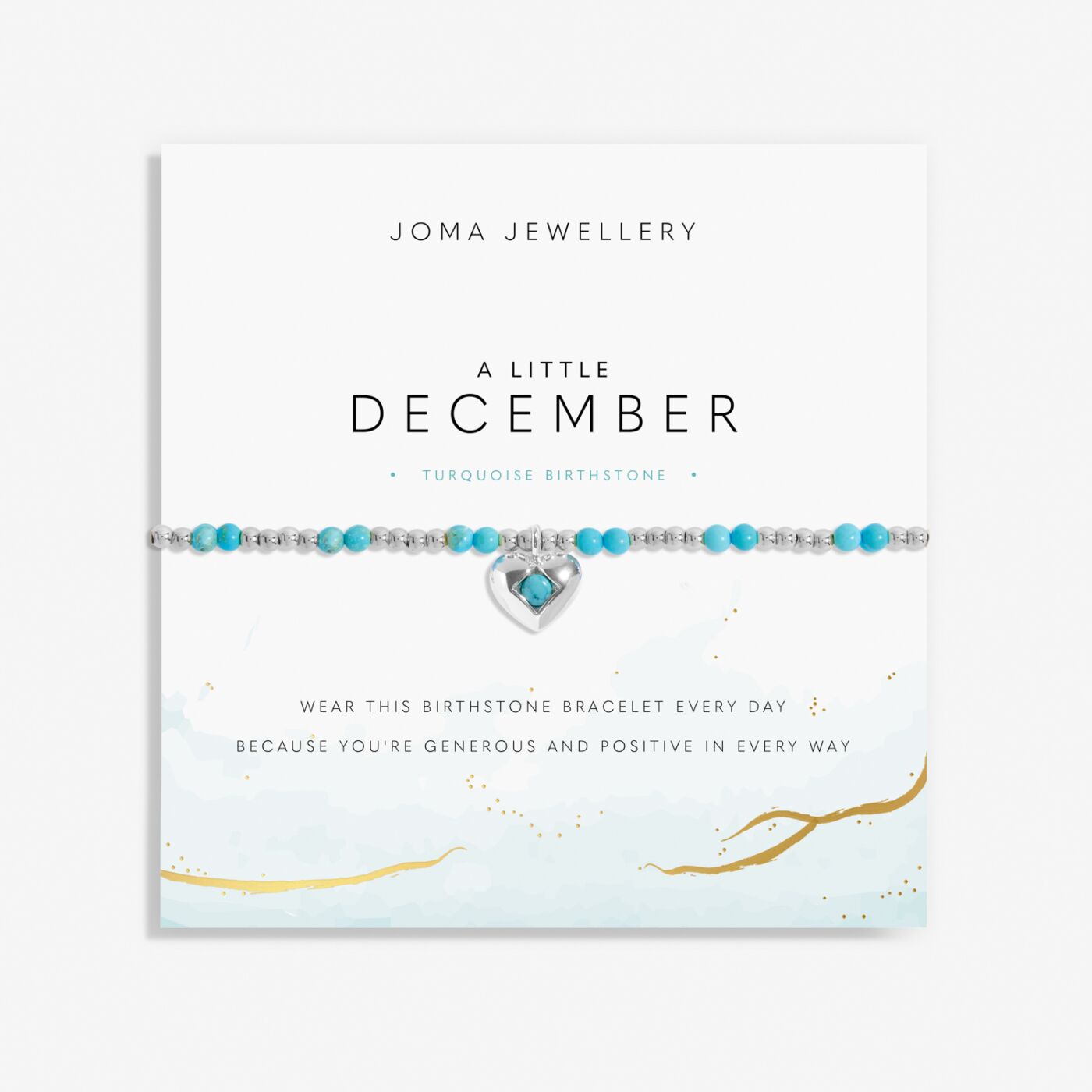 Joma Jewellery - Birthstone A Little 'December' Bracelet