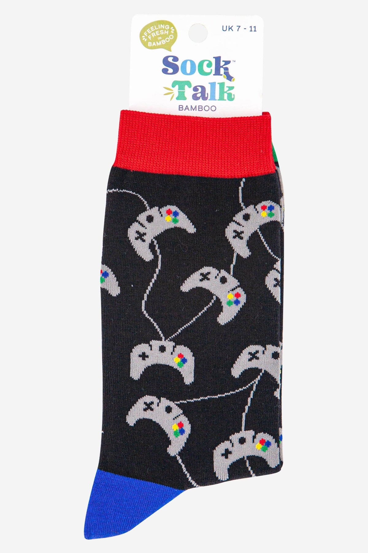 Men's Bamboo Socks - Black , Games Console: UK 7-11 | EU 40.5-46 | US 8-12