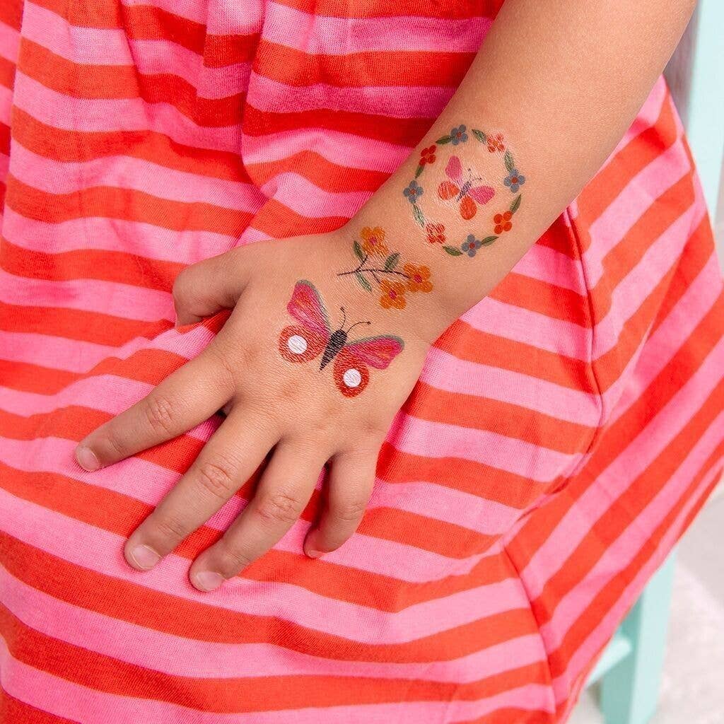 Temporary Tattoos - Floral Flutter