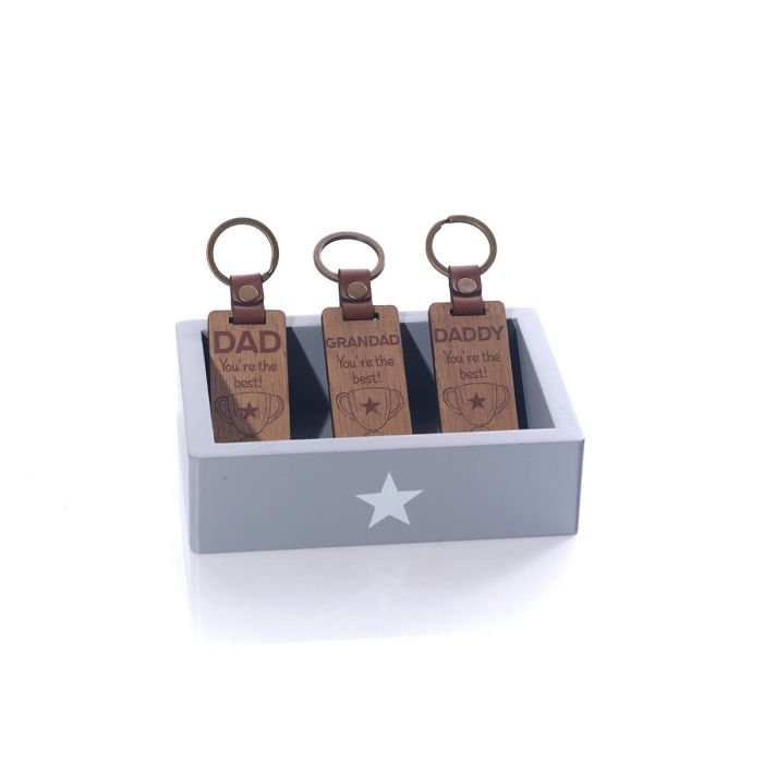 Chunky Wood Keyring